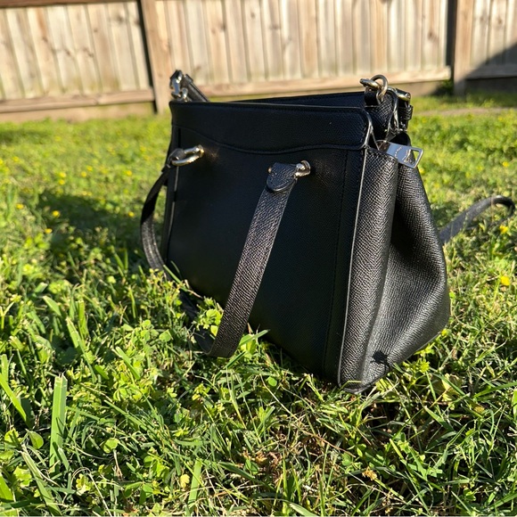 Coach Black Kailey Carryall Satchel Crossbody Bag - Picture 5 of 16